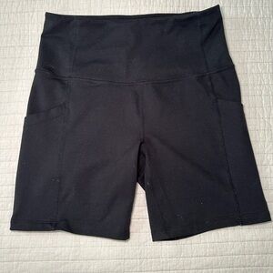 Zella Black High-Waisted Women's Shorts